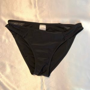 Black bikini bottom